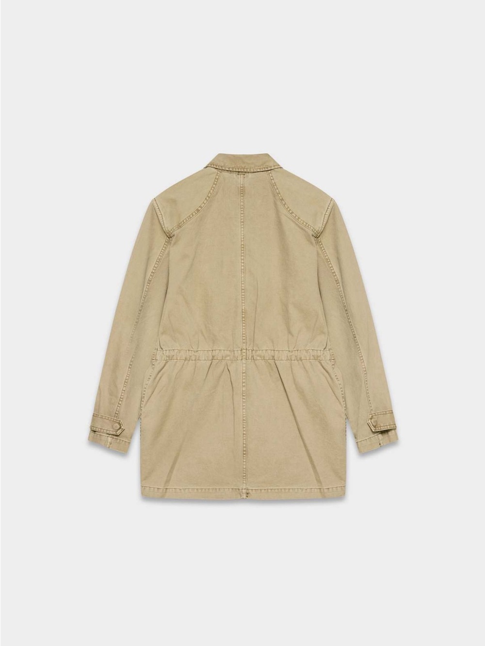 NWT aritzia TNA jasper field jacket in vintage tan khaki / size m - Picture 3 of 6